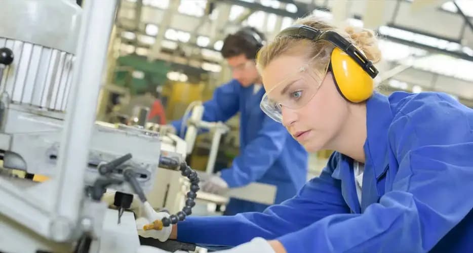 i-GlooAdvance technician analysing raw materials in the lab